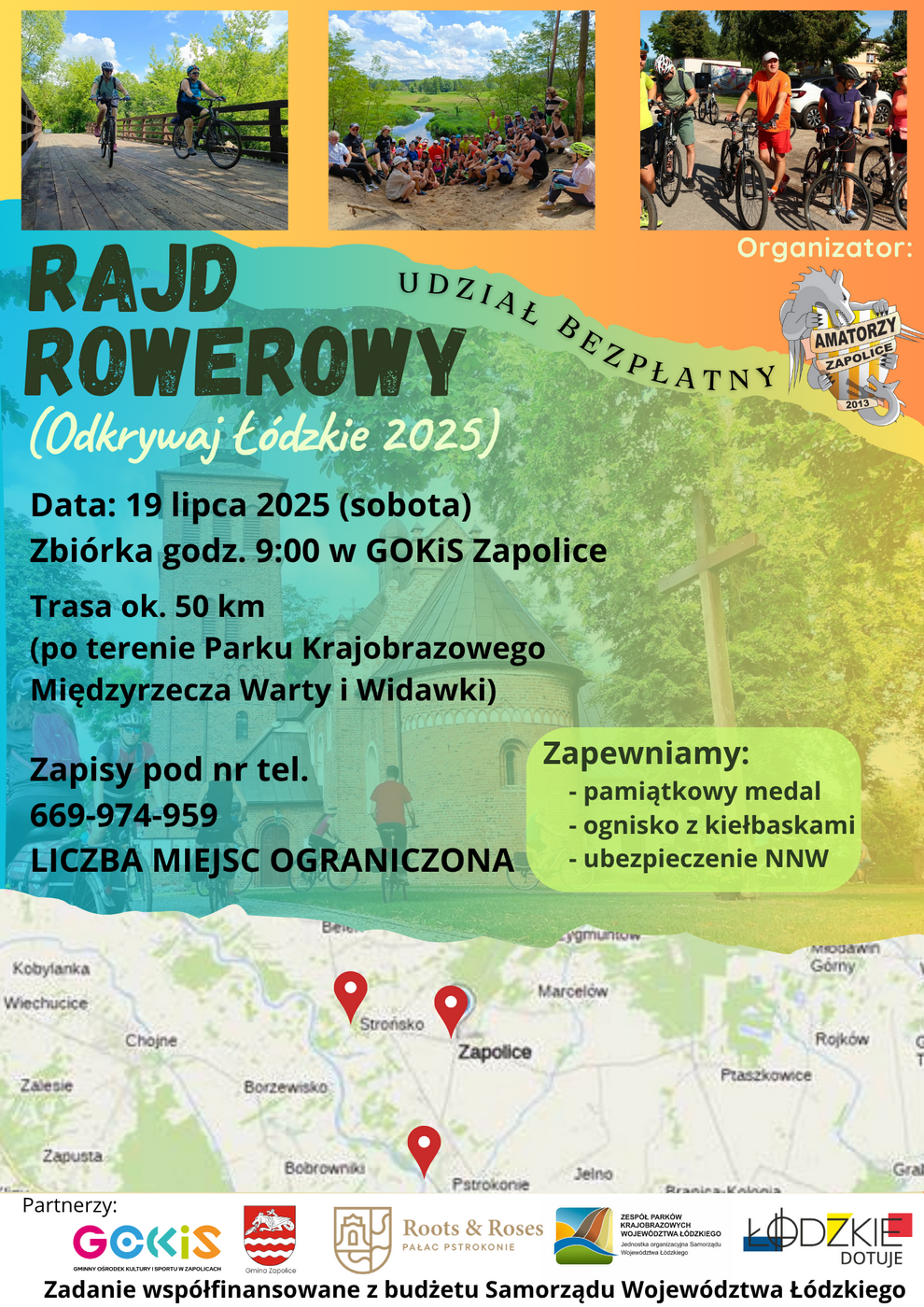 3. rajd rowerowy odkrywaj łódzkie light