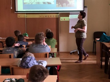 Dzień Ziemi 2025 w BPK w Bibliotece Pedagogicznej w Skierniewicach, Aneta Brzezińska, Elżbieta Burzyńska ,, , 