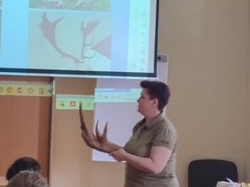Dzień Ziemi 2025 w BPK w Bibliotece Pedagogicznej w Skierniewicach, Aneta Brzezińska, Elżbieta Burzyńska ,, , 