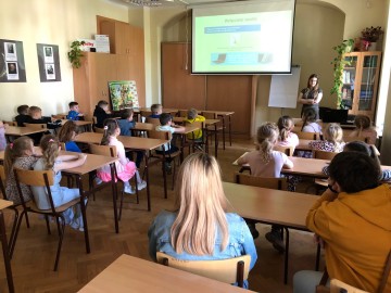 Dzień Ziemi 2025 w BPK w Bibliotece Pedagogicznej w Skierniewicach, Aneta Brzezińska, Elżbieta Burzyńska ,, , 