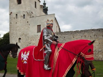 Król Władysław na koniu, Sulejów rok 2010, <p>fot. Onet</p>