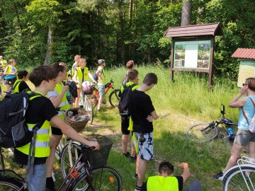 Uczniowie z Osjakowa na rowerach w ZPK i w PKMWiW, <p>K. Kierniakiewicz</p>