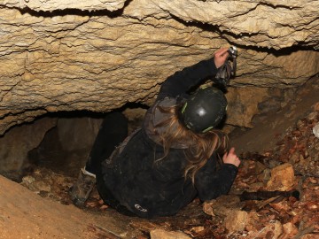Liczenie nietoperzy zimujących w jaskiniach ZPK 27.01.2024, <p>Fot: J.M.</p>